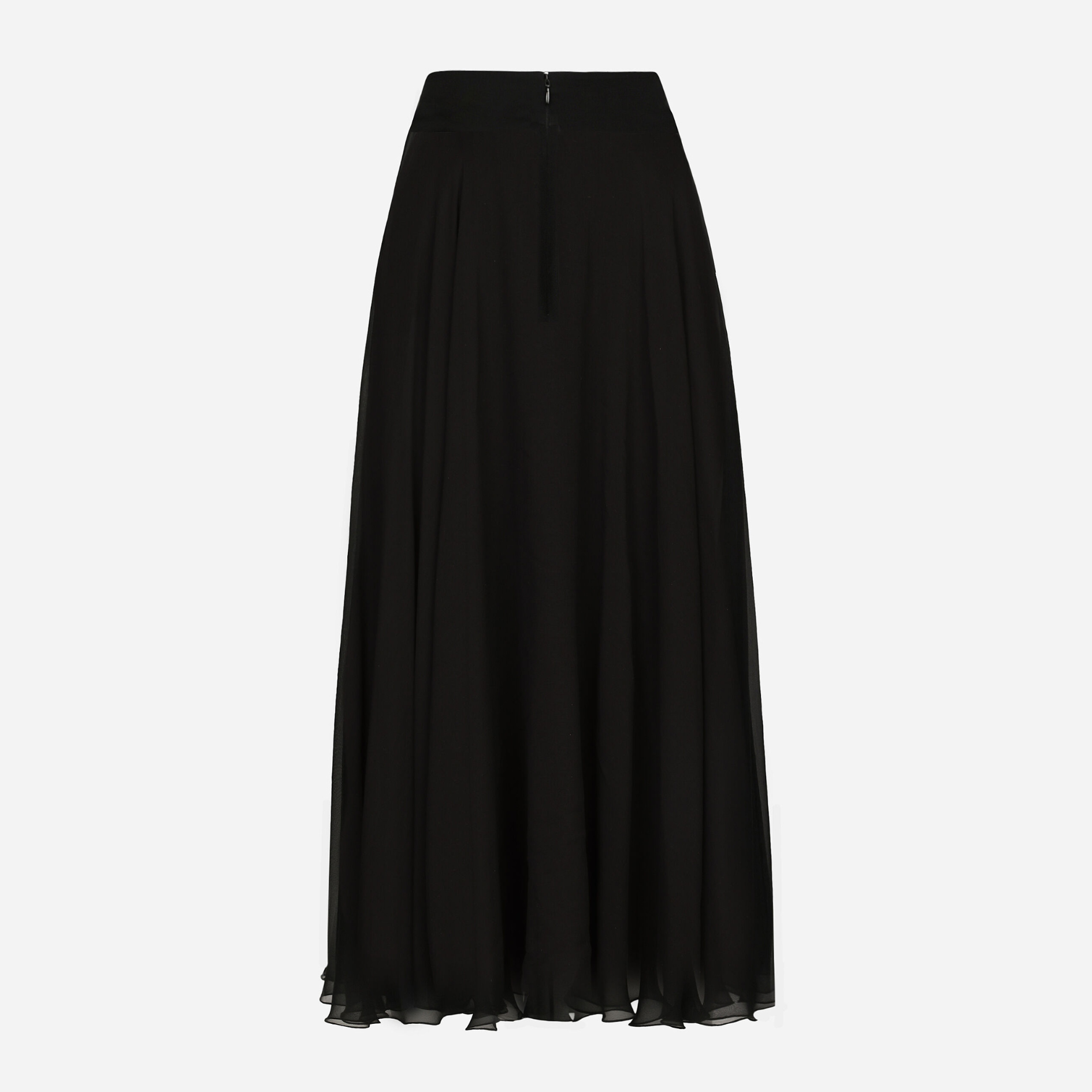 CHIFFON-CALF-LENGTH-CIRCLE-SKIRT-8609616789724-Dolce-Gabbana CHIFFON CALF-LENGTH CIRCLE SKIRT