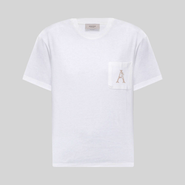 Chalk T-Shirt with monogram logo