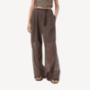 Cotton organza ergonomic loose trousers