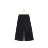 Cropped wrap trousers in cotton