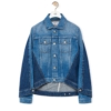 Deconstructed jacket in denim