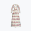 Etro cream Floral pattern dress