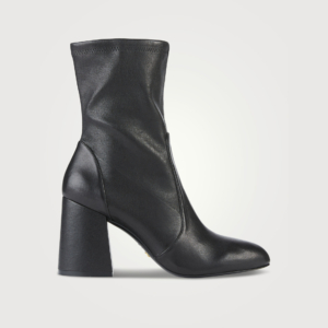 Flareblock Leather Sock Boots