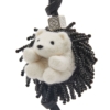 Hedgehog charm in felt