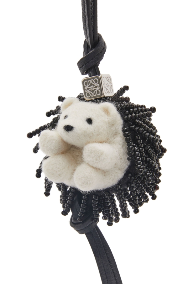 Hedgehog charm in felt