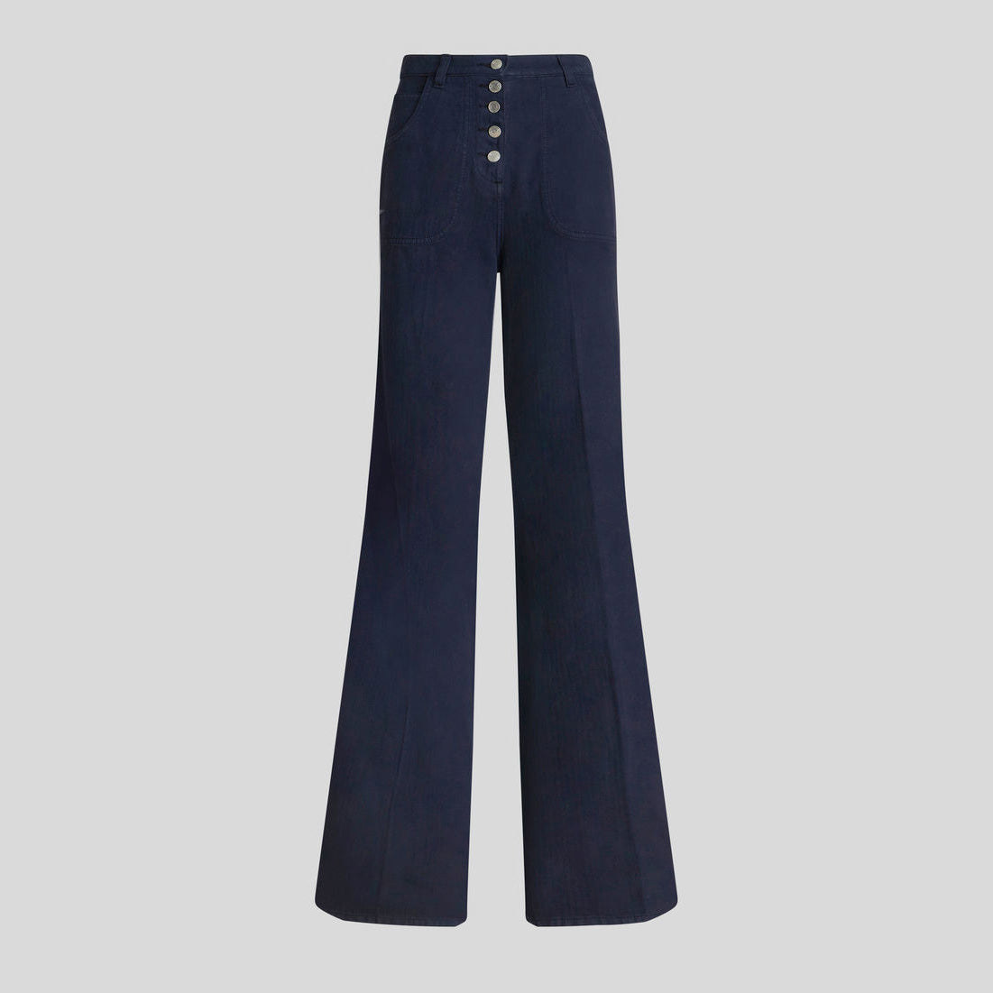 Jeans with foliage pockets