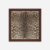 LEOPARD-PRINT TWILL SCARF (90X90)