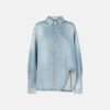 LIGHT BLUE DENIM SHIRT JACKET