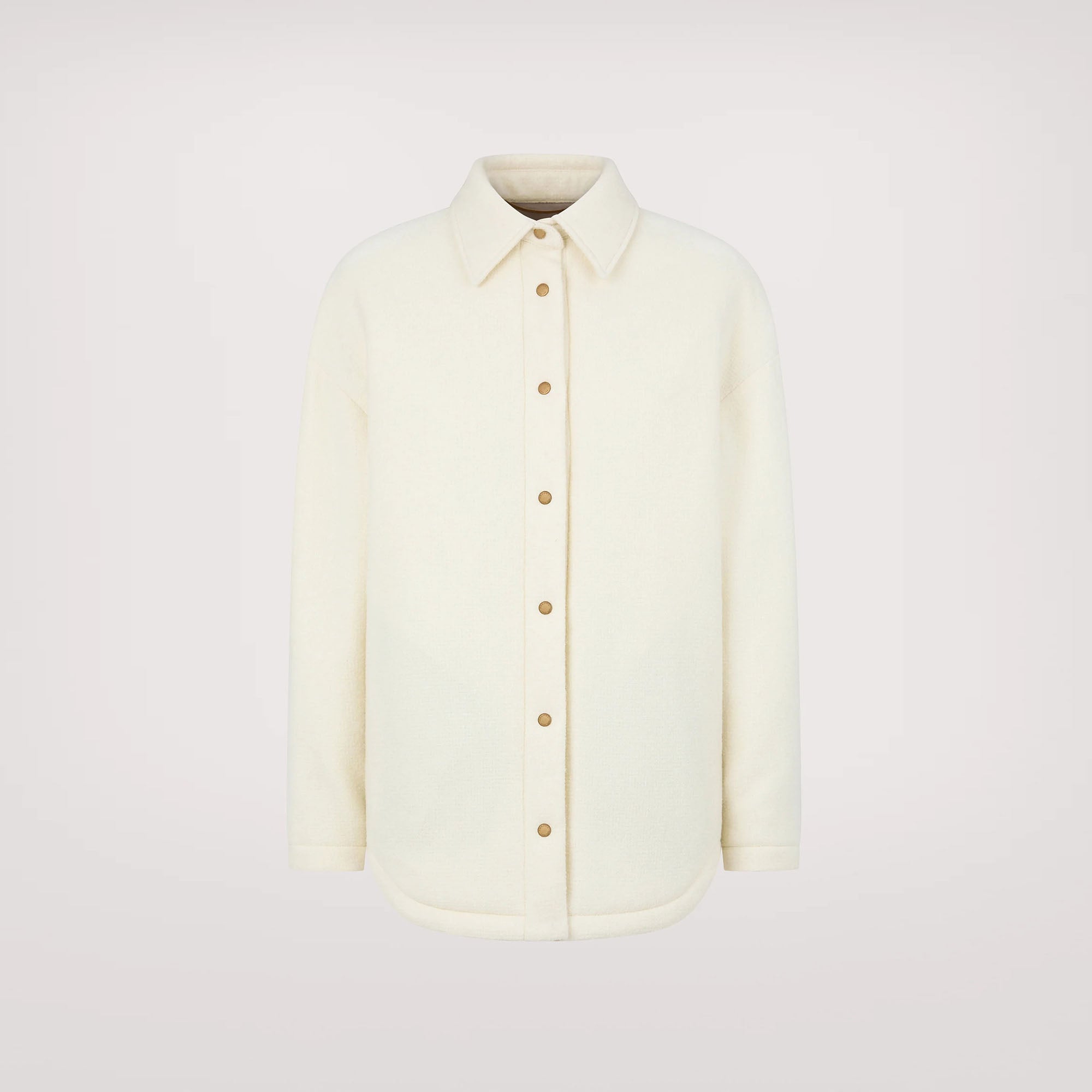 Light bouclé overshirt