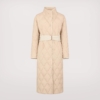 Long quilted coat