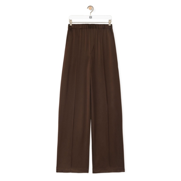 Pyjama trousers in silk