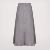 Satin seersucker skirt