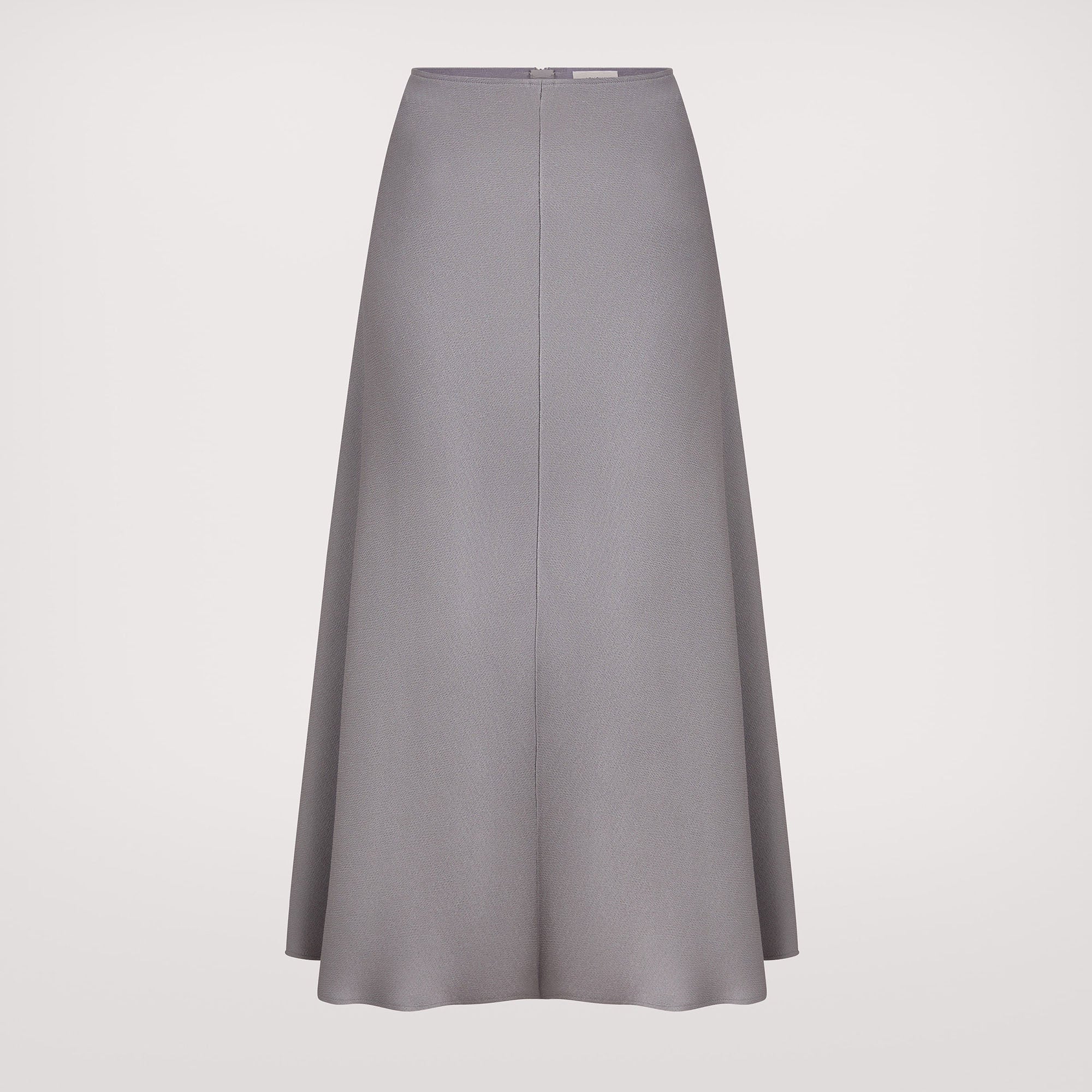 Satin seersucker skirt