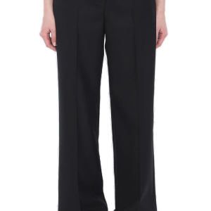 Valentino High Waist Straight Leg Trousers