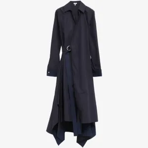 Layered Belted Midi Dress