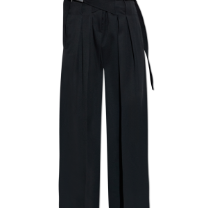 Black Wool Trousers