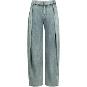 Belted Jeans