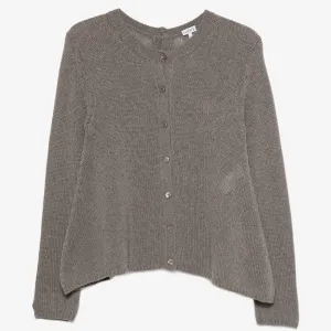 Anagram-Embroidered Cashmere Cardigan