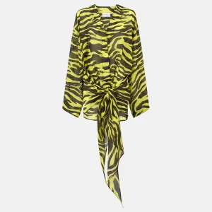 Black & Yellow Mini Dress