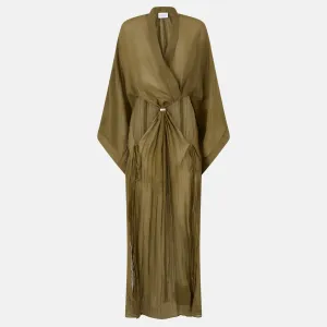 Military Green Maxi Dress