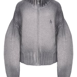 Faded Wool And Cashmere Cardigan