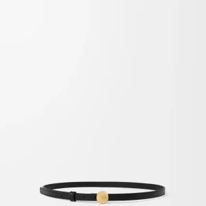 Pebble Belt In Smooth Calfskin