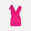 FUCHSIA MINI DRESS