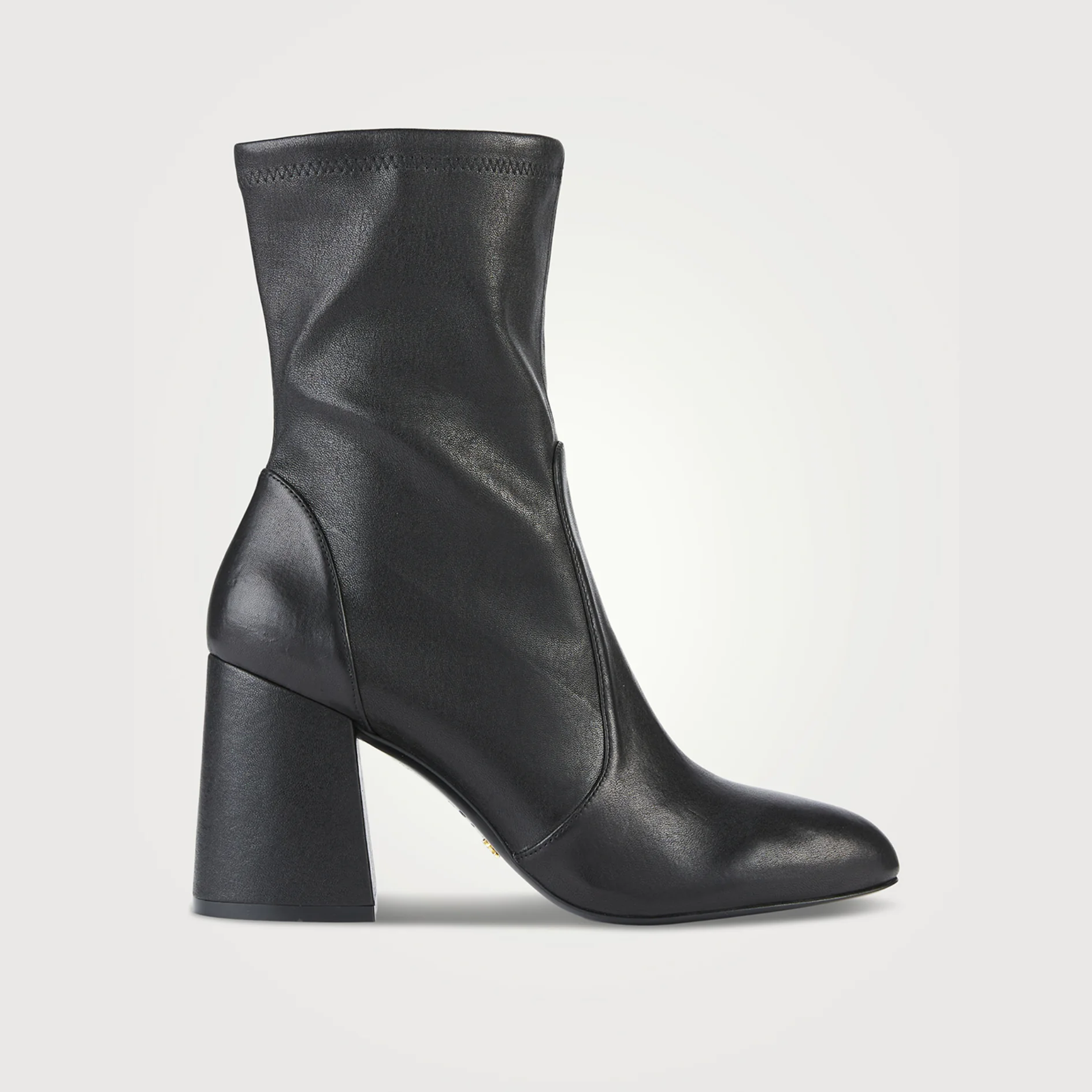 Flareblock Leather Sock Boots