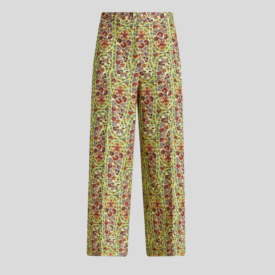 Paisley Micro Flowers culottes in cotton