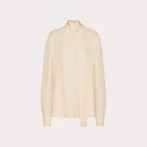 Toile iconographe silk jacquard blouse