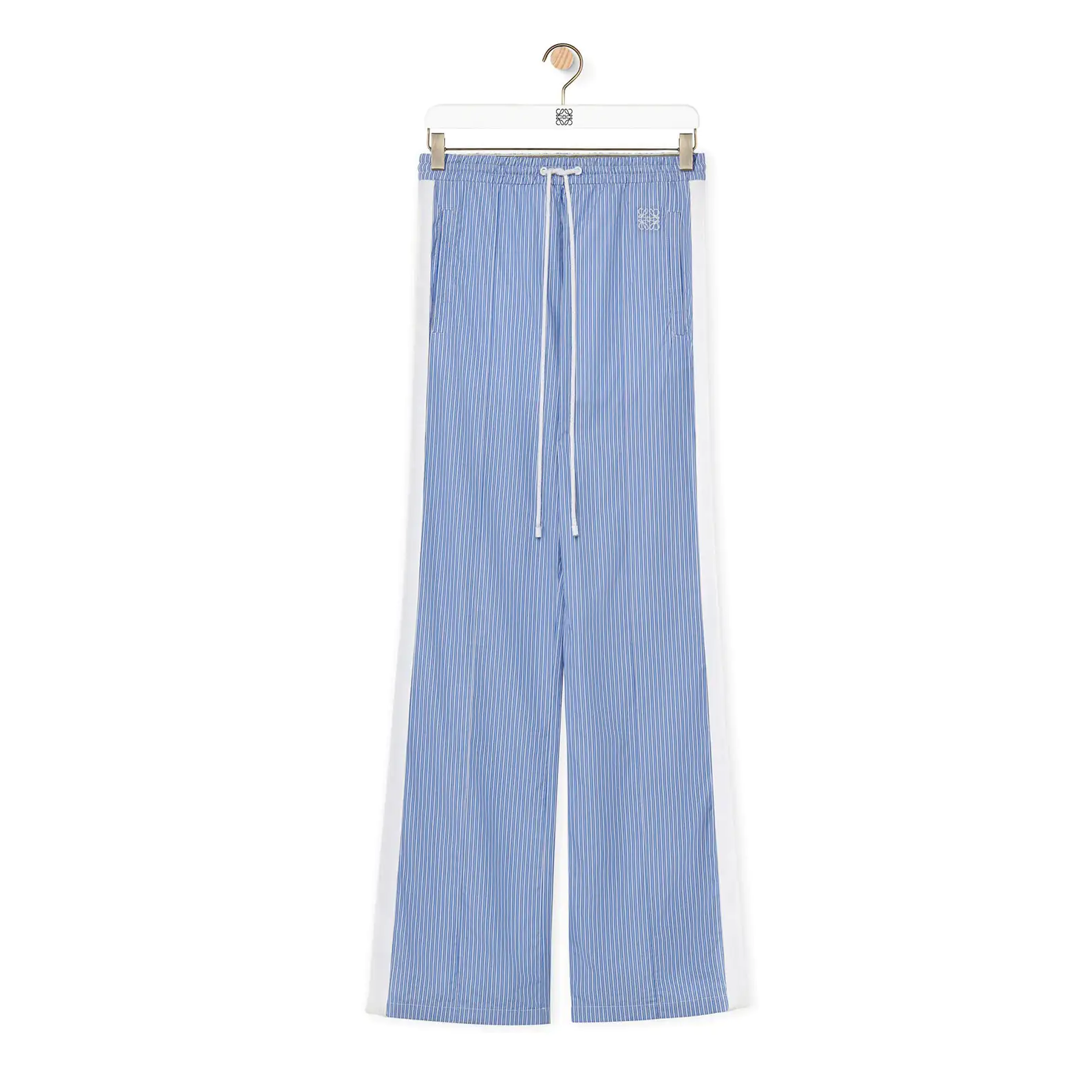 Tracksuit trousers in striped cotton
