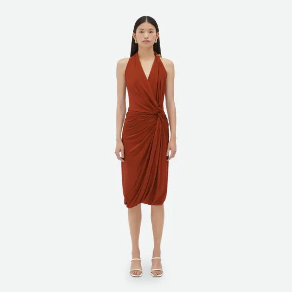 Viscose Jersey Midi Dress