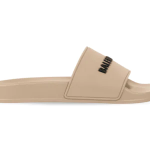 Women's Pool Slide Sandal in Beige