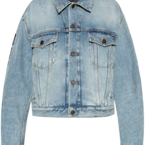 Washed denim jacket