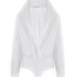 HOODED BODY SHIRT IN COTTON POPLIN