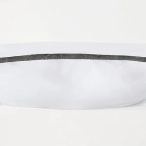 Techno jersey bandeau bikini top with monili