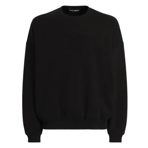 Cotton sweatshirt with logo