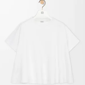 Trapeze top in cotton blend