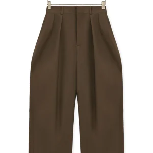 Barrel trousers in wool