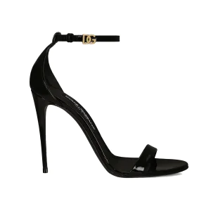 Patent leather sandals