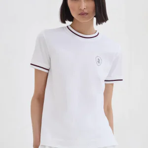 Cotton jersey T-shirt with logo