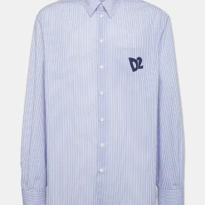 Summer Lovers Oversized Pinstripe Shirt